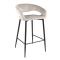 Kick bar stool Lenn - Velvet - Champagne