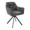 Kick swivel chair Luc - Dark Grey