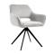 Kick swivel chair Miyo - Grey