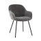 Kick dining chair Arda - Dark Grey