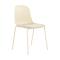 Kick dining chair Bow - Ivory