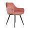 KICK KARL Velvet Dining Chair - Pink