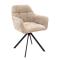 Kick swivel chair Luc - Champagne