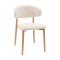 Kick dining chair Yuka - Champagne