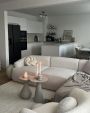 Kick side table Dez - Beige