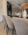Kick dining chair Guus - Taupe