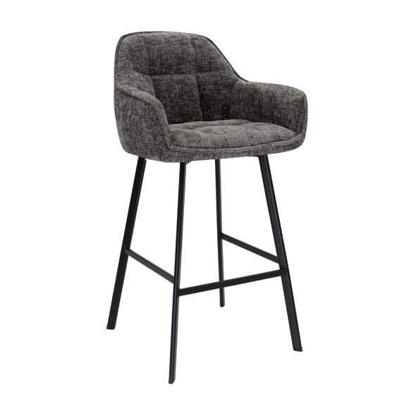 Kick Bar Stool Lynn - Dark Grey