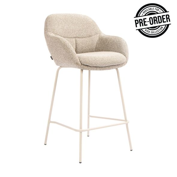 Kick Bar Stool Nolan - Taupe