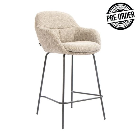 Kick Bar Stool Nolan - Taupe