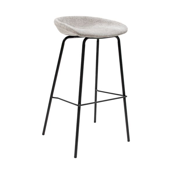 Kick Bar Stool Riga - 80cm - Grey