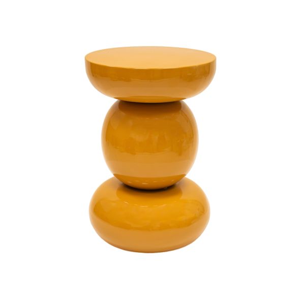 Kick side table Cato - Ochre yellow