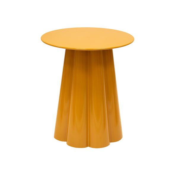 Kick side table Ida - M - Ochre yellow