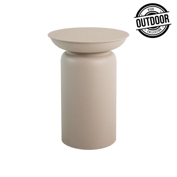 Kick side table Riv - Beige