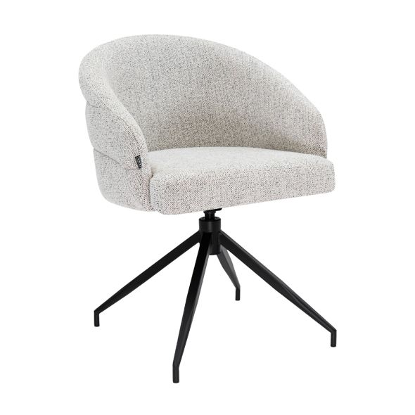 Kick swivel chair Ava - Grey