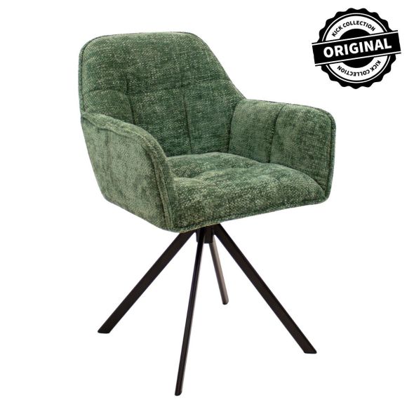 Kick swivel chair Luc - Green