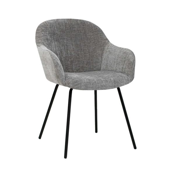 Kick dining chair Arda - Grey