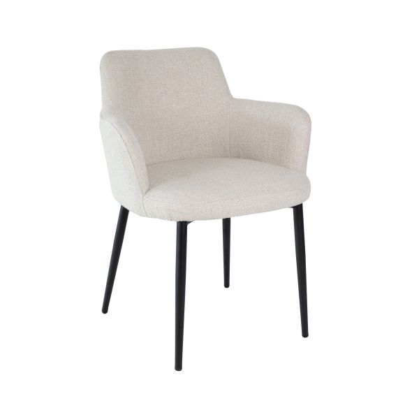 Kick dining chair Emma - White