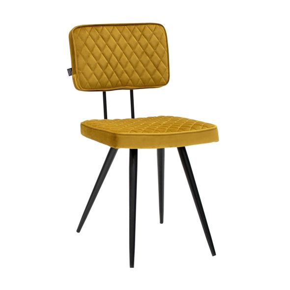 Kick dining chair Toby - Gold