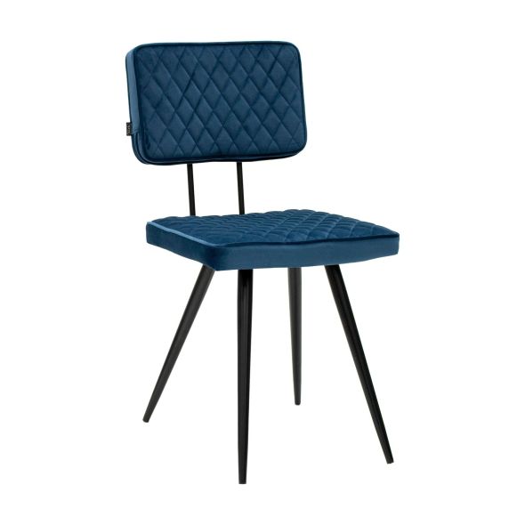 Kick dining chair Toby - Dark Blue