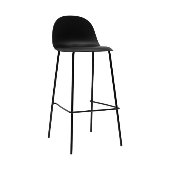 Kick Ciro Garden Bar Stool - Black