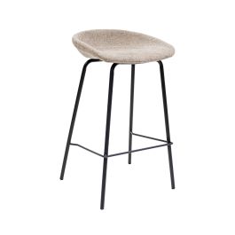 Kick Bar Stool Riga - 70cm - Taupe