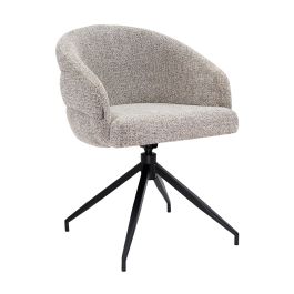 Kick swivel chair Ava - Taupe