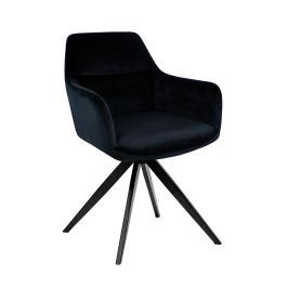 Kick swivel chair Tom - Black