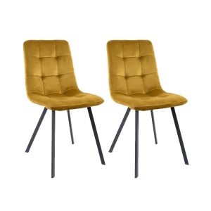 Set of 2 Kick Monz Dining Chair - Gold