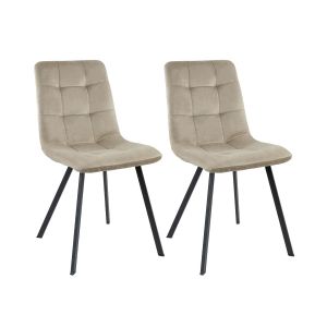 Set of 2 Kick Monz Dining Chair - Champagne