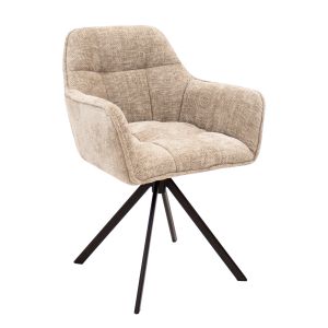 Kick dining chair Luc - Champagne
