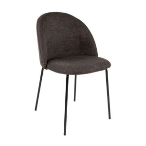 KICK NOA Dining Chair - Anthracite/Brown