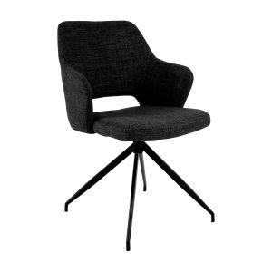 Kick dining chair Nora - Black