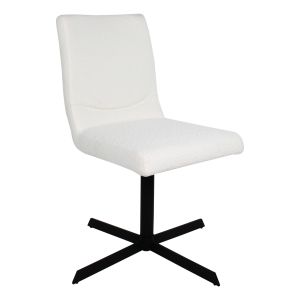 Kick dining chair Sam Boucle - White