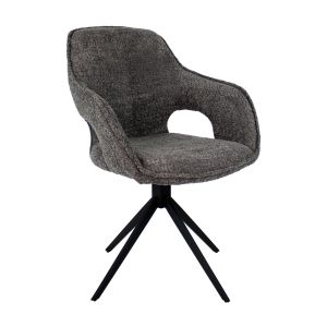 Kick swivel chair Zara - Dark Grey
