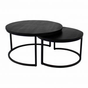 Kick Coffee Table Felix - Set of 2 - Black