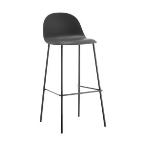 Kick Ciro Garden Bar Stool - Black