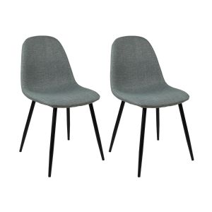 Set of 2 Kick Dining Chair Noor - Green