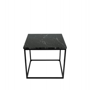 Kick Marble Side Table - Black