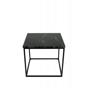 Kick Marble Side Table - Black