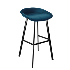 Kick Bar Stool Finn - 70cm - Dark Blue