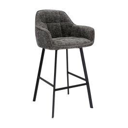 Kick Bar Stool Lynn - Dark Grey