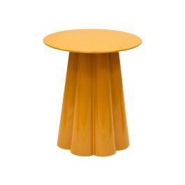 Kick side table Ida - M - Ochre yellow