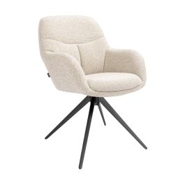 Kick swivel chair Abel - Champagne