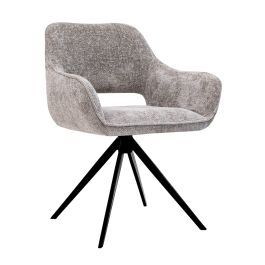 Kick swivel chair Nori - Grey