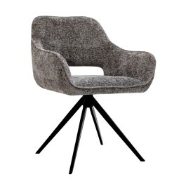 Kick swivel chair Nori - Dark Grey