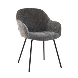 Kick dining chair Arda - Dark Grey