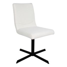 Kick swivel chair Sam Boucle - White