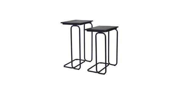 Kick Side table Noah Set of 2 - Black