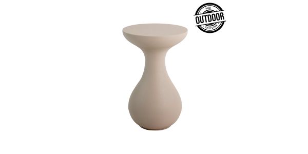 Kick side table Dez - Beige