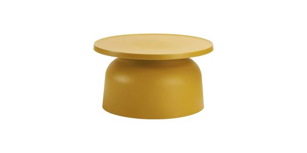 Kick Side table Elio - Yellow